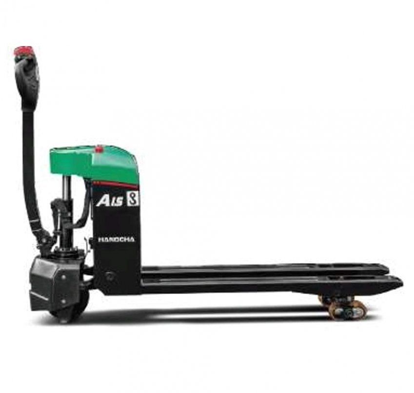 Transpaleta de litio para interior de camión